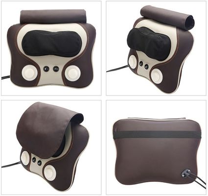 's Beste Witte Shiatsu Infrarood Heat Neck Kneading Massage Kussen met lange batterijduur