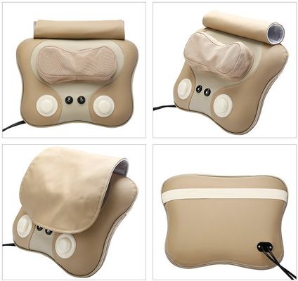 's Beste Witte Shiatsu Infrarood Heat Neck Kneading Massage Kussen met lange batterijduur