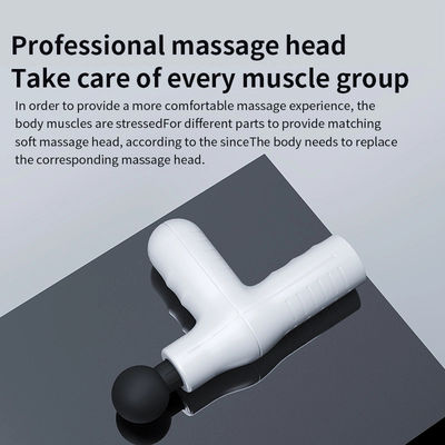 Rotatiesnelheid 3000 rmp Max 20W Mini Electric Massage Gun met Nano Silica Gel Handle