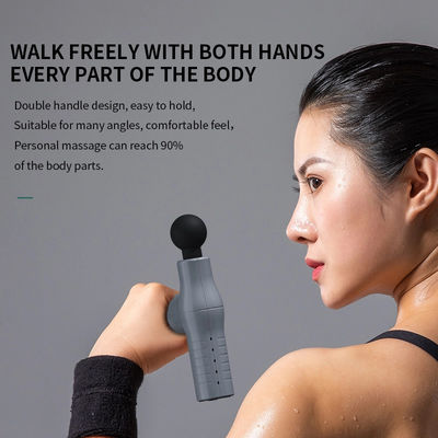 Rotatiesnelheid 3000 rmp Max 20W Mini Electric Massage Gun met Nano Silica Gel Handle