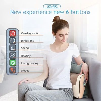 De beste Shiatsu Infrarood Heat Neck Kneading Massage Kussen met 500mAh batterij