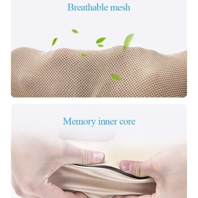 De beste Shiatsu Infrarood Heat Neck Kneading Massage Kussen met 500mAh batterij