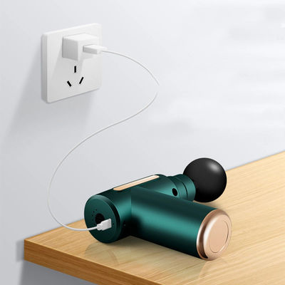 Diepe spieren Fasciale lichaam Mini Massage Gun Nano Silica Gel Handle Timing Control Functie