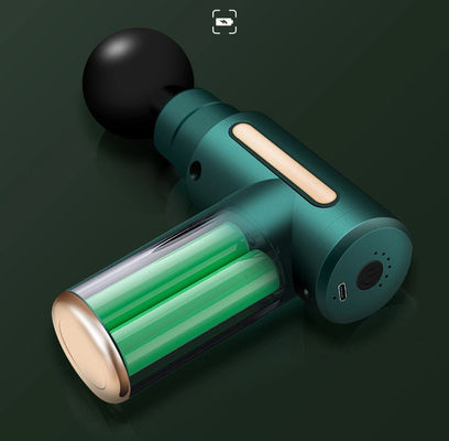 Diepe spieren Fasciale lichaam Mini Massage Gun Nano Silica Gel Handle Timing Control Functie