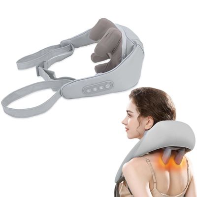 Naakmassageapparaat U-vorm Shiatsu Kneading Back Vermoeidheid Cervicale verwarming Relaxatie