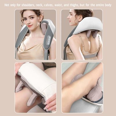 Naakmassageapparaat U-vorm Shiatsu Kneading Back Vermoeidheid Cervicale verwarming Relaxatie