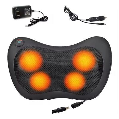 Handmatige besturing 4 Hoofden Neck Massage Auto kussen Massager met timing functie 1,5 kg Gewicht