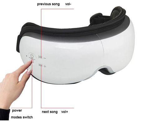 Muziekfunctie Elektrische massage Slimme luchtdruk Warme verwarmde trillingen Oogmassage