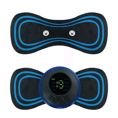 Zwart handgestuurd draagbaar ontwerp 4 hoofden nek massage auto kussen massager nek