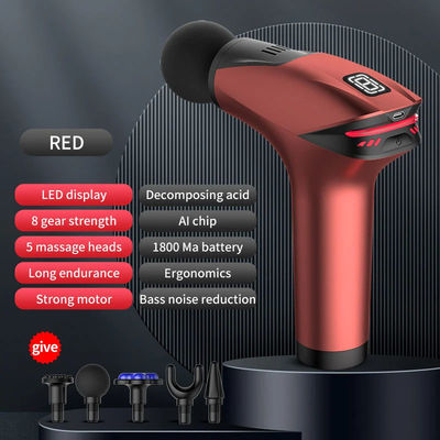 Nano Silica Gel Handle Elektrisch Massagepistool voor Draagbare Deep Tissue Fascial Recovery
