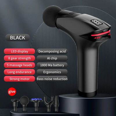 Nano Silica Gel Handle Elektrisch Massagepistool voor Draagbare Deep Tissue Fascial Recovery