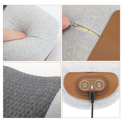 Gepersonaliseerde kleur Elektrisch warm comprimeren Trilling nek massager kussen voor pijnverlichting