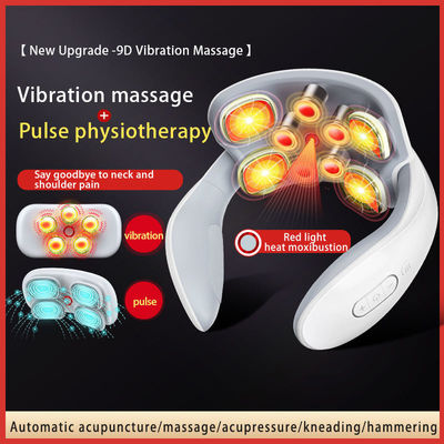 0.5 kg Custom Travel Smart Wireless U-vormige elektrische nek- en schoudermassage met verwarmingsplaster