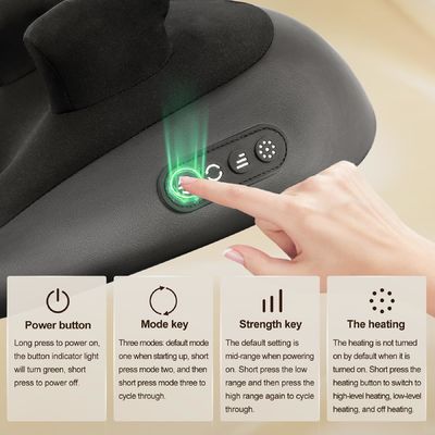 500mA oplaadstroom nek- en rugmassager voor pijnverlichting 19,05 x 30,48 x 33,02 cm