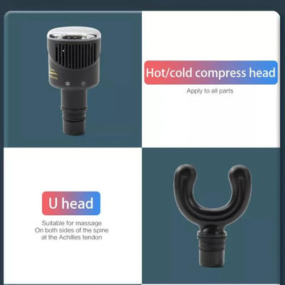 Impulse Percussion Fitness Warmte en koude therapie Massage pistool met aangepaste kleur
