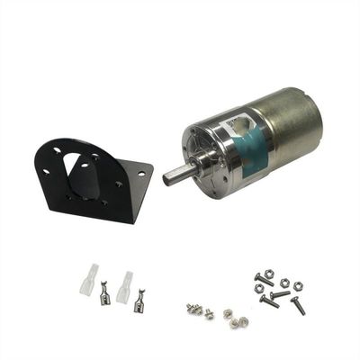 37 mm doorsnede versnellingsbak Grote koppelverlagende motor Duurzaam voor lange tijd 12V 150rpm