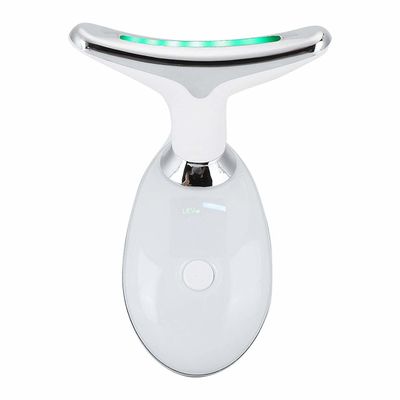Gepersonaliseerde elektrische V-vormige neklift massager met fototherapie en verwarmde trillingen