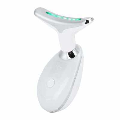 Gepersonaliseerde elektrische V-vormige neklift massager met fototherapie en verwarmde trillingen