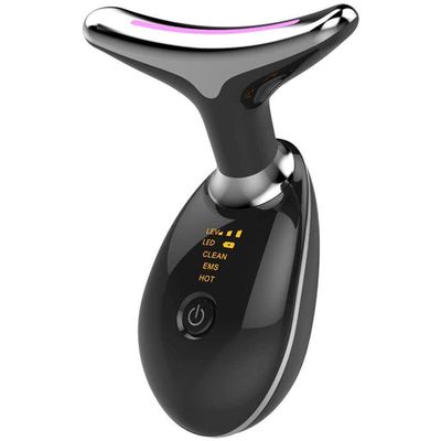 Gepersonaliseerde elektrische V-vormige neklift massager met fototherapie en verwarmde trillingen