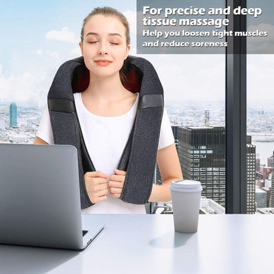 Professionele moderne design Dc 12v Pu leer slimme schouder nek massager timing control
