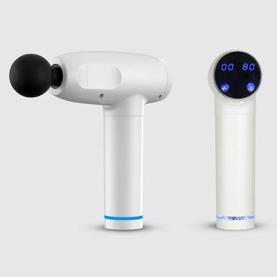 Lichaamsmassage Mini spiermassage pistool met 6 massagekoppen en timing control functie