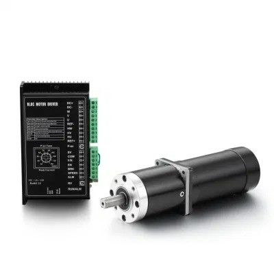 DC borstelloze planetaire versnellingsmotor met versnellingsbak 24V 70W Reducer Motor Diameter 57mm