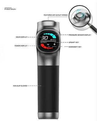 Nano Silica Gel Handle 30 Speed spiermassage pistool voor Fascia Release en pijnverlichting