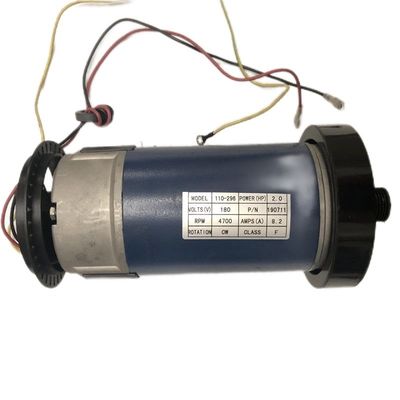 180V gelijkstroom loopbandmotor met hoog koppel en 8,2A continue stroom voor fitnessapparatuur