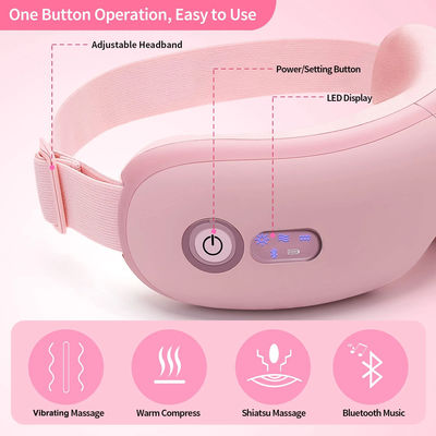Ervaar de ultieme ontspanning met warmte- en micro-schoktechnologie oogmassage