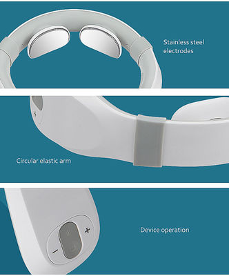 Innovatieve mini-elektrische nekmassager met intelligente afstandsbediening 18,5X17X6,5 cm