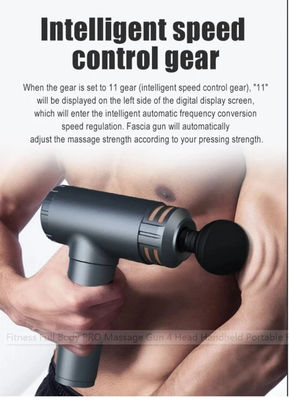 Timing Control Mini spiermassage pistool voor diepe weefsel trilling en lichaam ontspanning