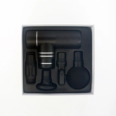 1200mAh batterij Lichaamsrelaxatie Massage pistool Vibratie Spierrelaxatie Sport pistool Zwart