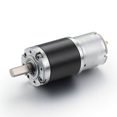 Hoge koppel 0.03-2.N.m 36mm DC loopbandmotor met laag geluid en zwarte kleur 12V 24V
