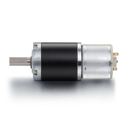 Hoge koppel 0.03-2.N.m 36mm DC loopbandmotor met laag geluid en zwarte kleur 12V 24V