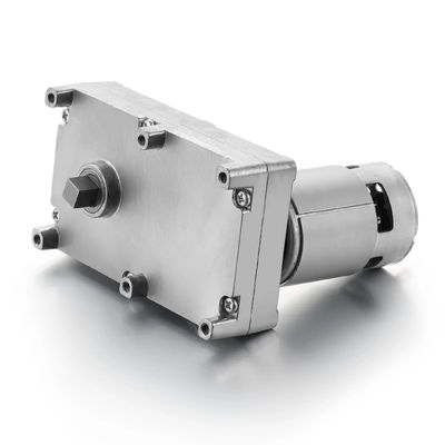 Hoog koppel laag toerental Universele 12V gelijkstroomversnellingsmotor Model IP 44 Beschermingsspurversnellingsontwerp