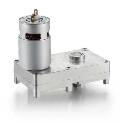 Hoog koppel laag toerental Universele 12V gelijkstroomversnellingsmotor Model IP 44 Beschermingsspurversnellingsontwerp