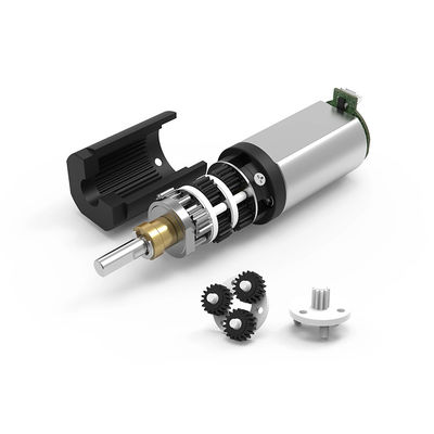 Elektrische auto's 12V24V Laag geluid Hoog koppel DC Planetaire reductiemotor met encoder