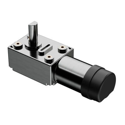 65% efficiëntie Elektrische DC-motor met hoog koppel 24 V wormversnellingsmotor met reductieversnellingsrem