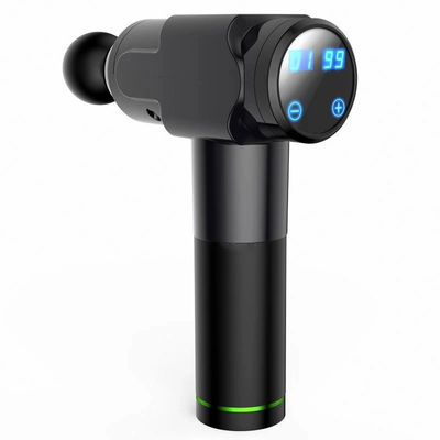 Handvat Vibrerend Weefsel Fascia Spiermassage pistool 6 massagekoppen voor het ontspannen van spieren