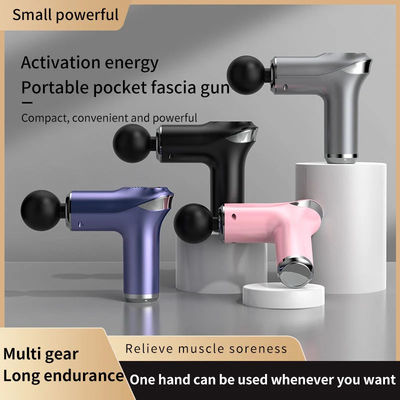 5 snelheidsniveaus Handheld Mini Massager Gun voor gerichte diepe weefselpercussietherapie
