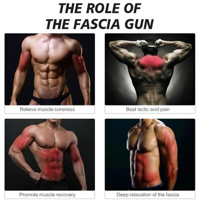 495 g professionele elektrische fascia pistool voor diepe weefselmassage en spier ontspanning