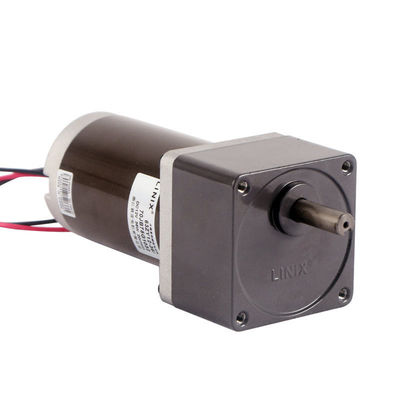 12V enkelfasige volledig afgesloten low Rpm DC servomotor met 65% en uitgangsvermogen 36W