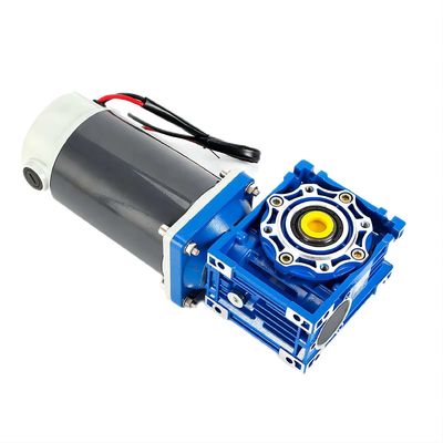 6w-300w Brush DC Electric Motor met NMRV Worm Gear Box 12V/24V/48V 60mm-104mm DC Motor