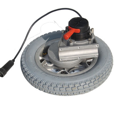 Krachtige rolstoel aandrijving motor 250w 24v DC borstelloze versnellingsmotor met elektromagnetische rem