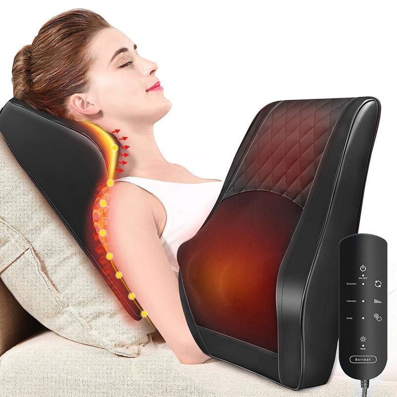 Productgrootte 38,1 x 5,08 x 33,02 cm 6W 3D nek- en rugmassager voor ultieme verlichting