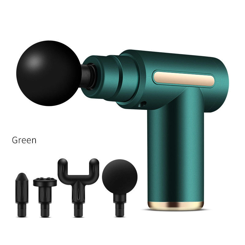 Diepe spieren Fasciale lichaam Mini Massage Gun Nano Silica Gel Handle Timing Control Functie