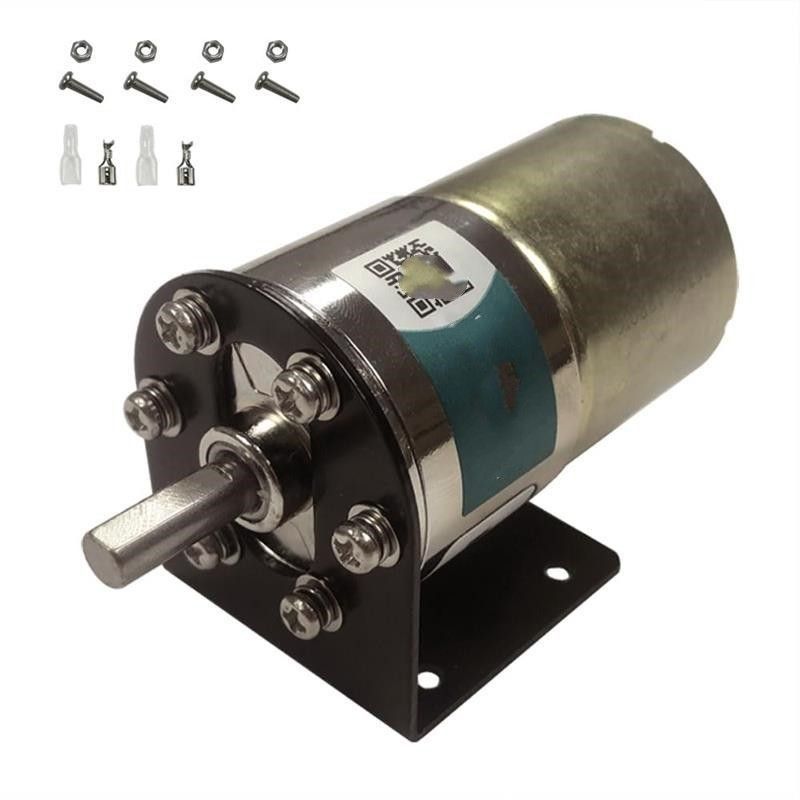 37 mm doorsnede versnellingsbak Grote koppelverlagende motor Duurzaam voor lange tijd 12V 150rpm