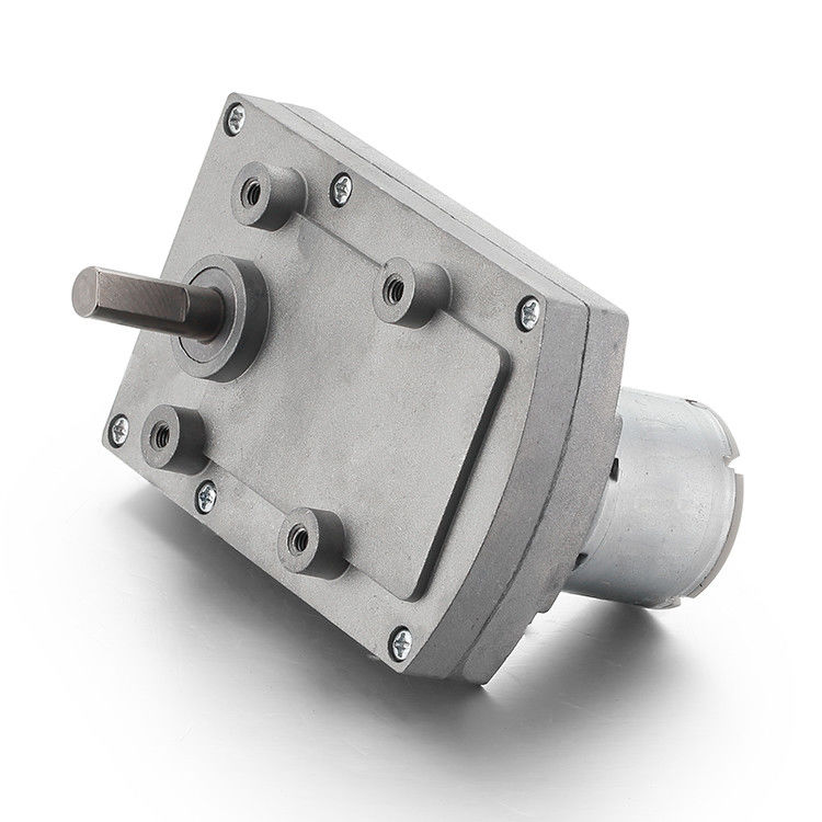 24v 32mm rechtstreekse stroomtoevoer gepoetste gelijkstroommotor met zilveren behuizing en een laag geluidsniveau van 75dB