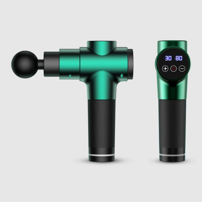 Gepersonaliseerd kleuren mini massage pistool 5 bestanden verstelbaar voor diepe weefsel spiermassage