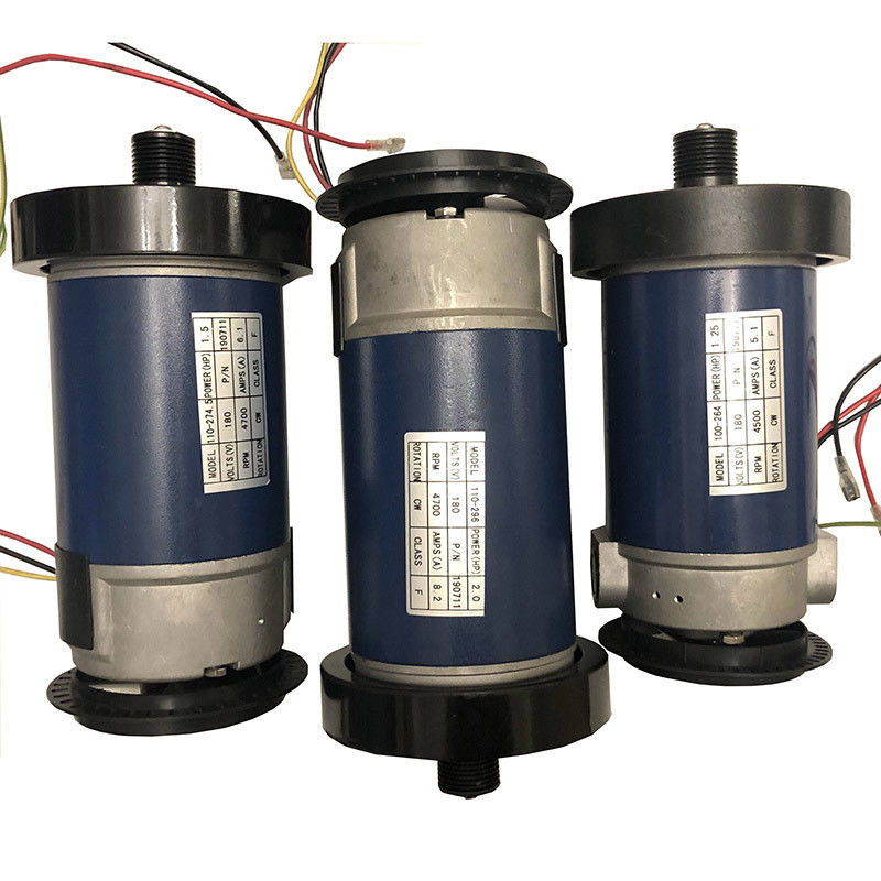 180V gelijkstroom loopbandmotor met hoog koppel en 8,2A continue stroom voor fitnessapparatuur